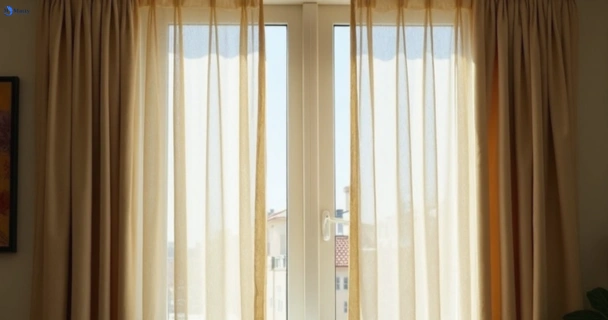 Dusty and dull curtains in arthurs-creek-vic before steam cleaning